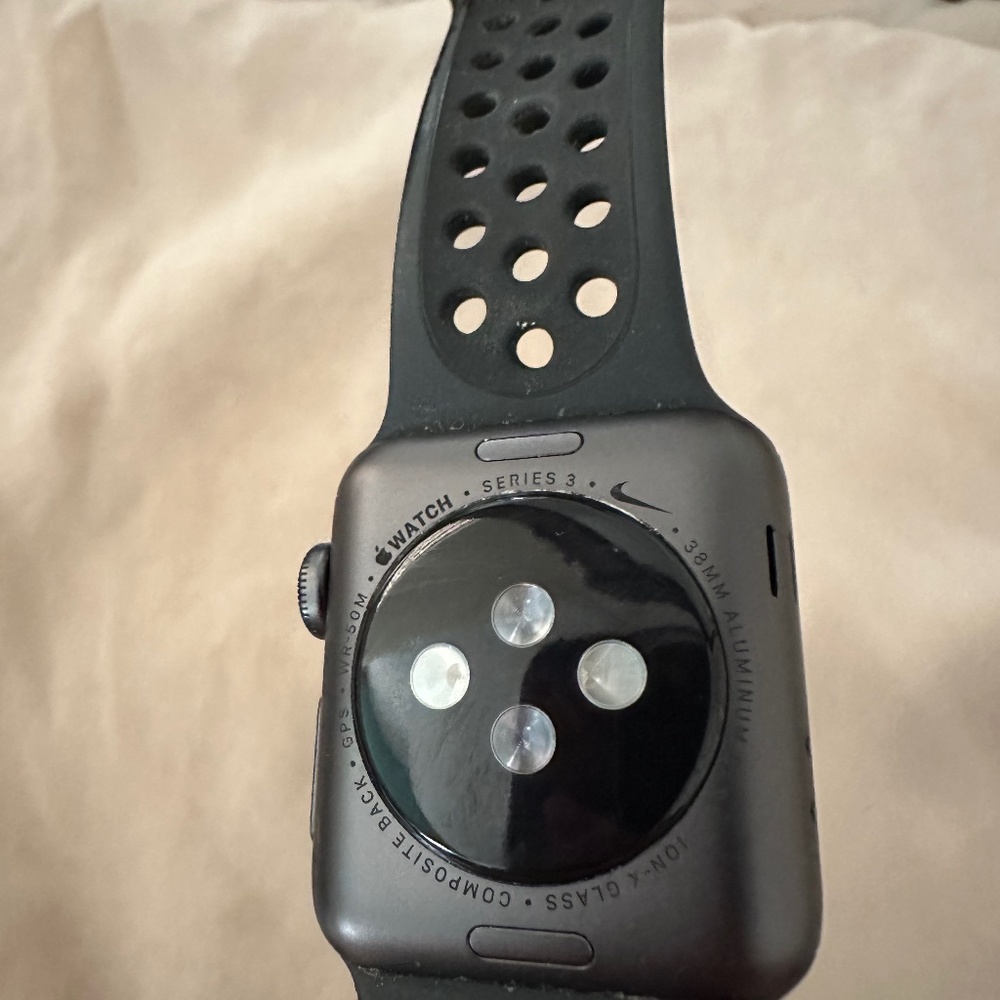 Apple series 3 Nike addition — rarely used.